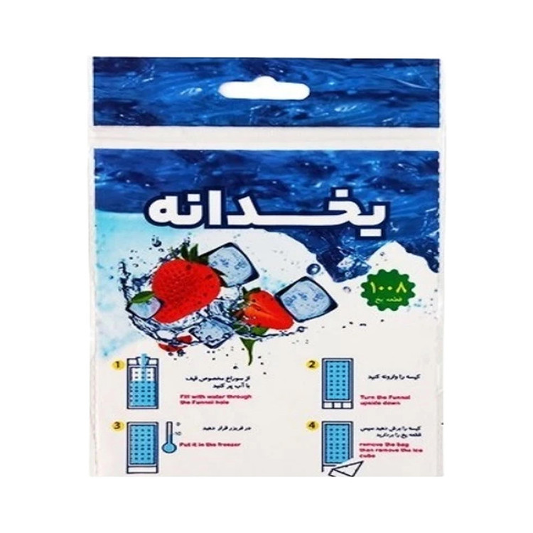 کیسه یکبار مصرف یخ یخدانه مدل بلور کد 0008