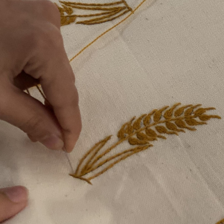کیسه لقمه طرح گندم