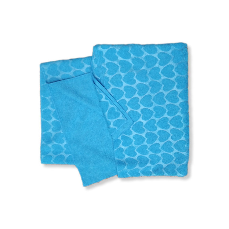 حوله استخری زمانیان مدل برجسته طرح قلب سایز 75×150 سانتی متر