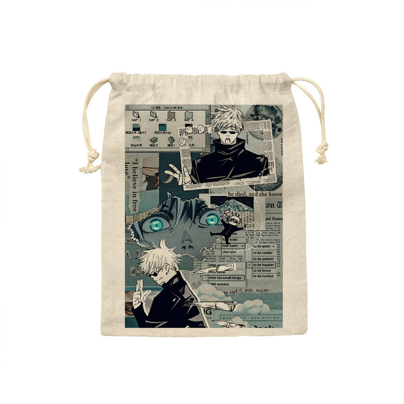 کیسه نان و سبزی ترمه طراحان ایده  طرح جوجوتسو کایسن Jujutsu Kaisen کد strm0428 - M