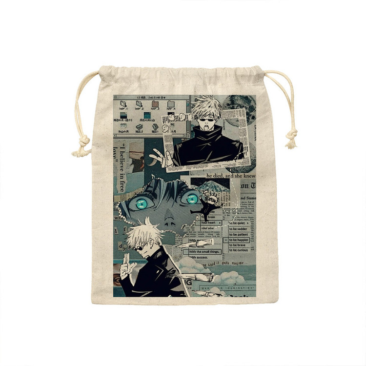 کیسه نان و سبزی ترمه طراحان ایده طرح جوجوتسو کایسن Jujutsu Kaisen کد strm0428 - M