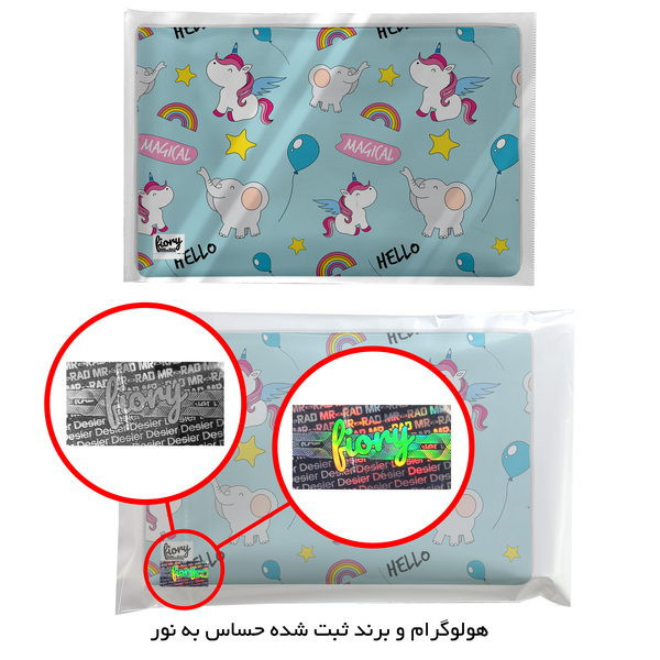 جای لقمه مستر راد مدل تک شاخ طرح فانتزی کد fiory 2195