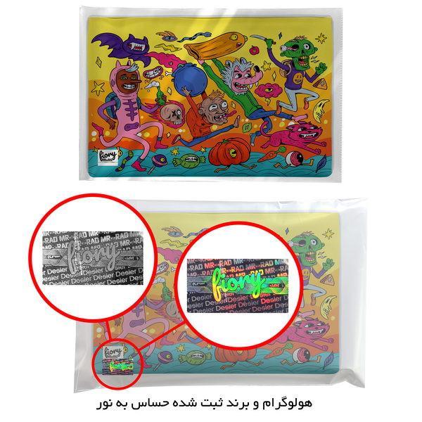 جای لقمه مستر راد مدل هالووین طرح فانتزی کد Halloween 2198