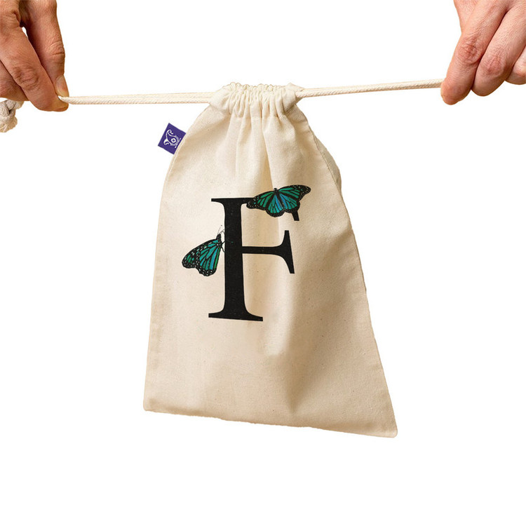 کیسه نان و سبزی ترمه طراحان ایده مدل حرف F پروانه ای کد cfp3008 - M