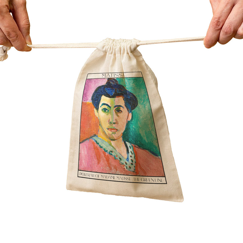 کیسه نان و سبزی ترمه طراحان ایده مدل پرتره خانم ماتیس، خط سبز از ماتیس کد art0641 - S