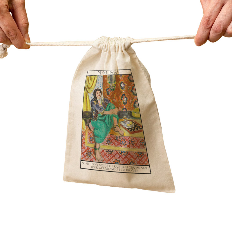کیسه نان و سبزی ترمه طراحان ایده مدل اودالیسک نشسته از ماتیس کد art0650 - S