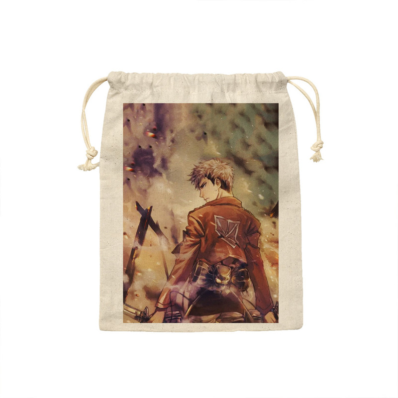 کیسه نان و سبزی ترمه طراحان ایده  طرح اَتک آن تایتان Attack on Titan کد strm0378 - M