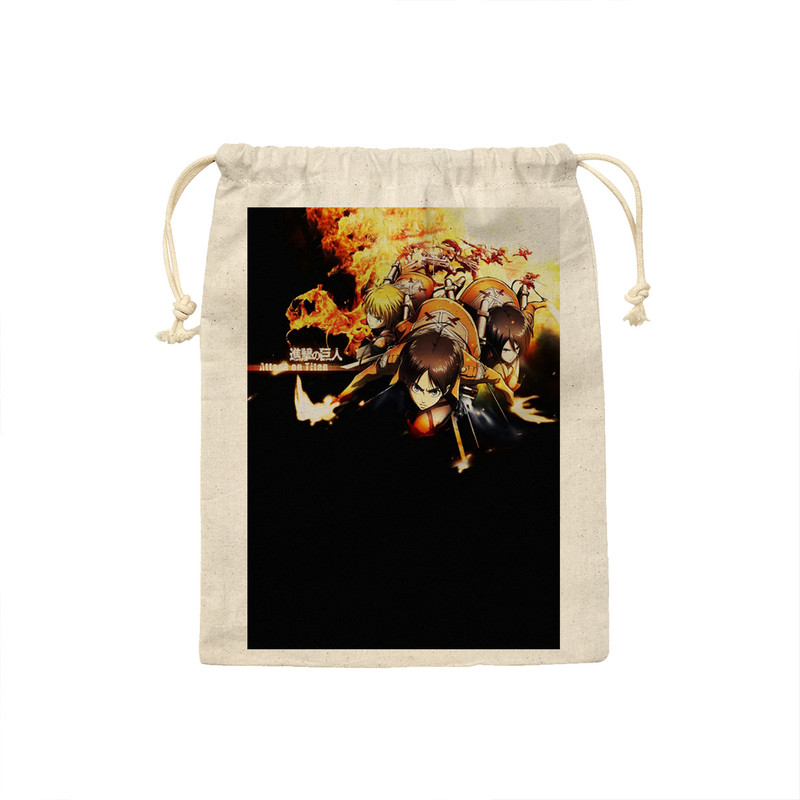 کیسه نان و سبزی ترمه طراحان ایده  طرح اَتک آن تایتان Attack on Titan کد strm0366 - M