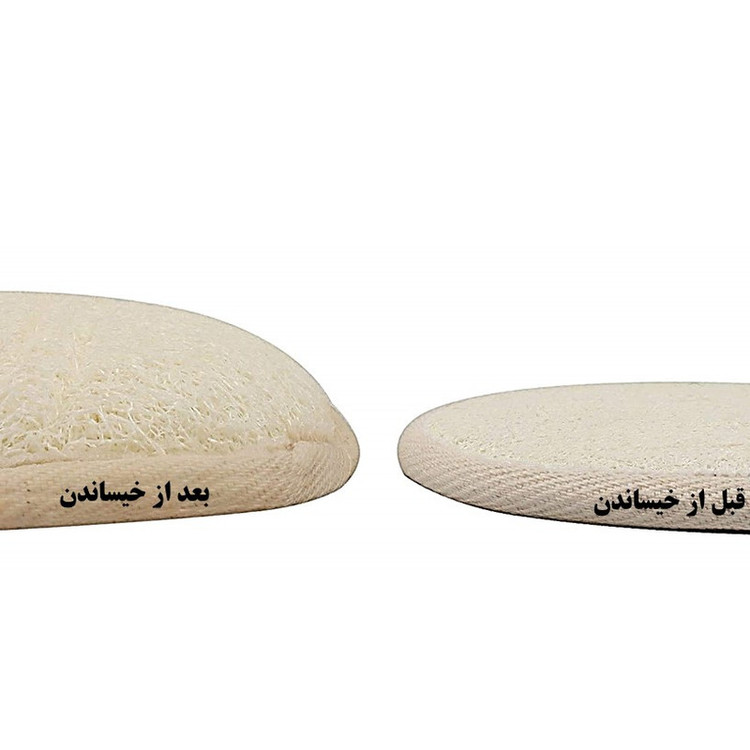 لیف حمام مدل لوفا لایه بردار بسته 2 عددی