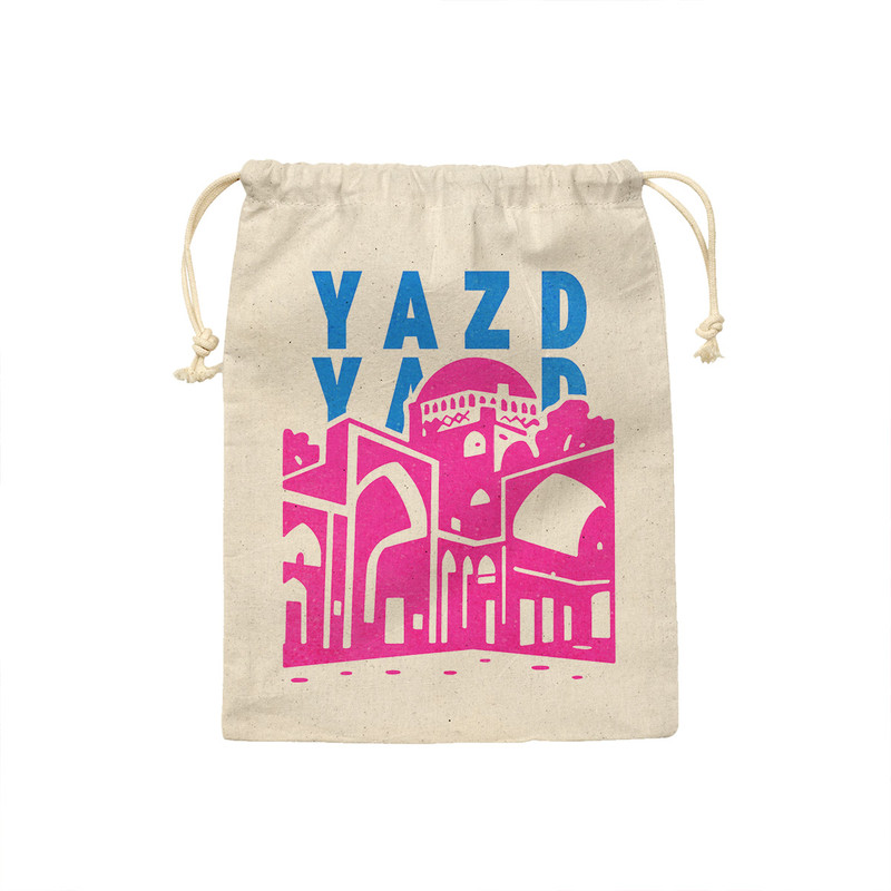 کیسه نان و سبزی ترمه طراحان ایده مدل نماد زندان اسکندر یزد کد map0137 - M سایز 23x33 سانتی متر