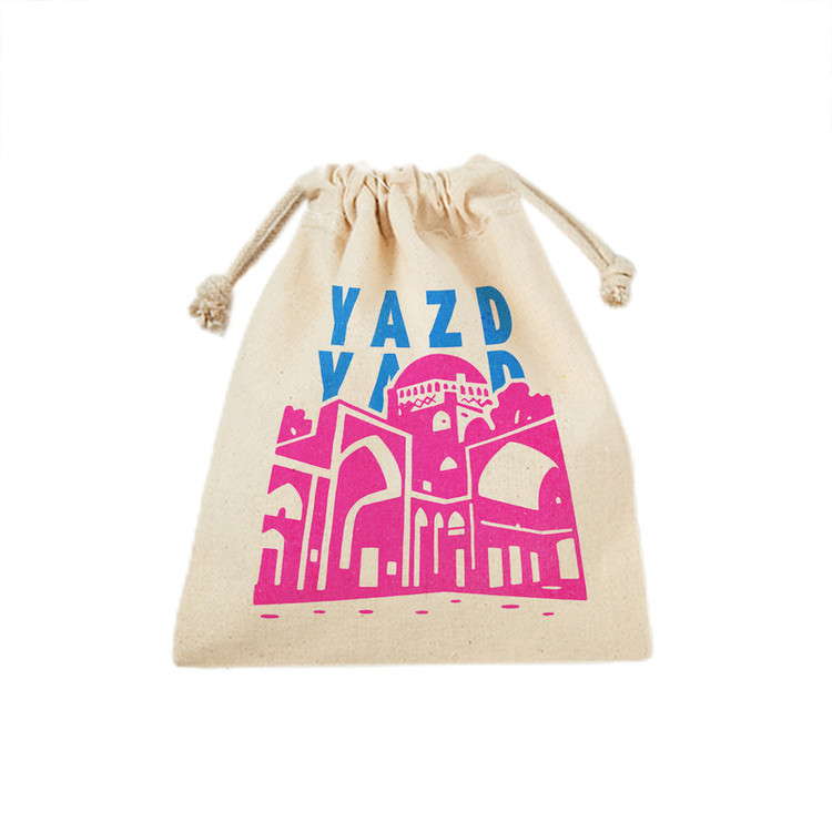 کیسه نان و سبزی ترمه طراحان ایده مدل نماد زندان اسکندر یزد کد map0137 - M سایز 23x33 سانتی متر