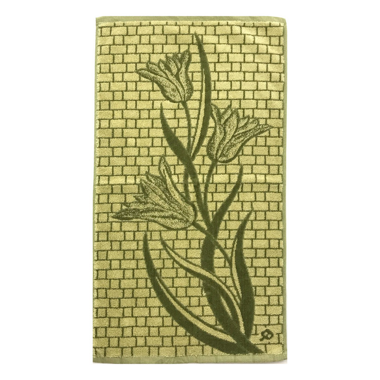 حوله دستی هنر طرح لاله سایز 75x40 سانتی متر