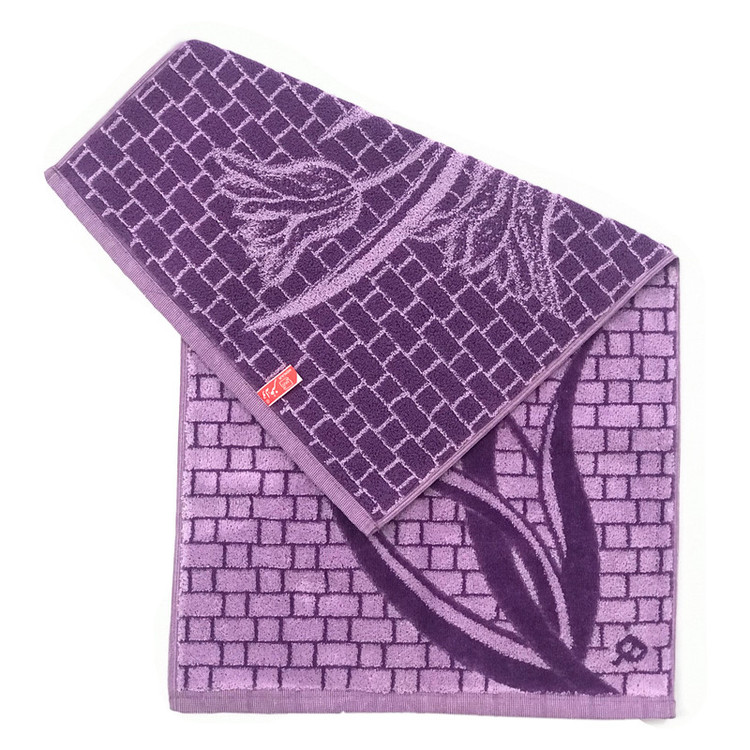 حوله دستی هنر طرح لاله سایز 75x40 سانتی متر