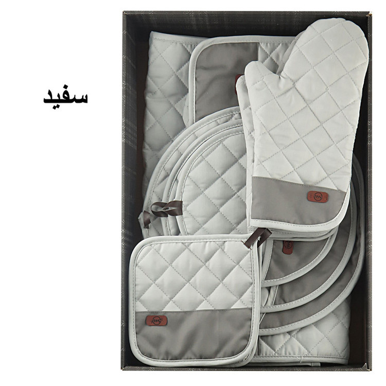 ست لوازم پارچه ای آشپزخانه 12 پارچه دبلیو اس مدل سرآشپز