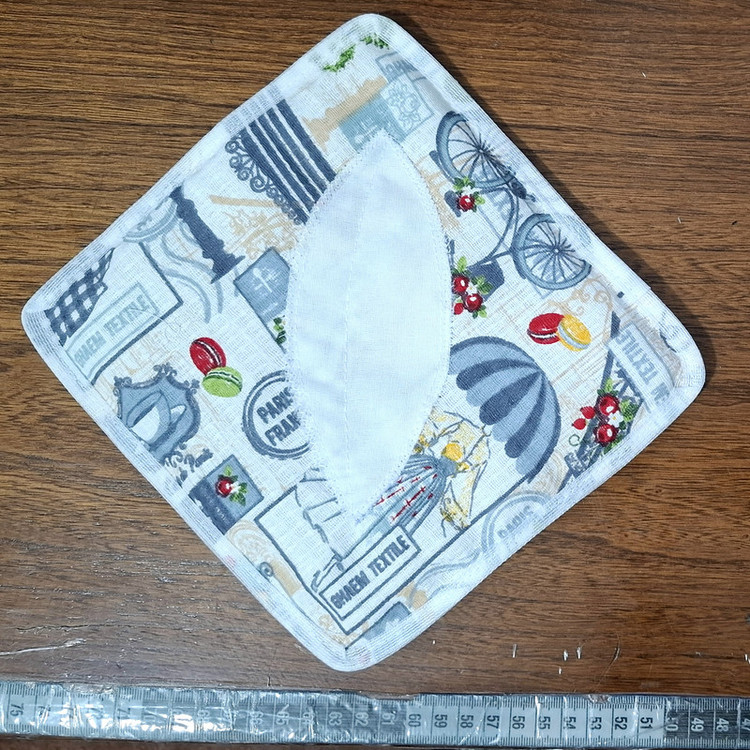 ست لوازم پارچه ای آشپزخانه مدل ایفل مجموعه 3 عددی