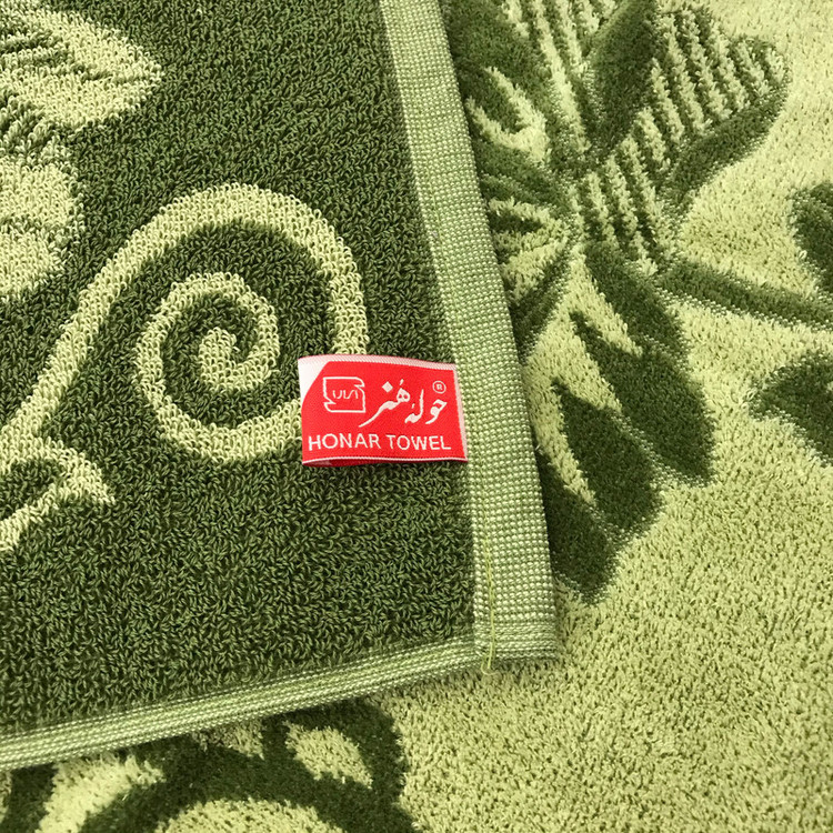 حوله دستی حوله هنر طرح میخک سایز 75×40 سانتی متر