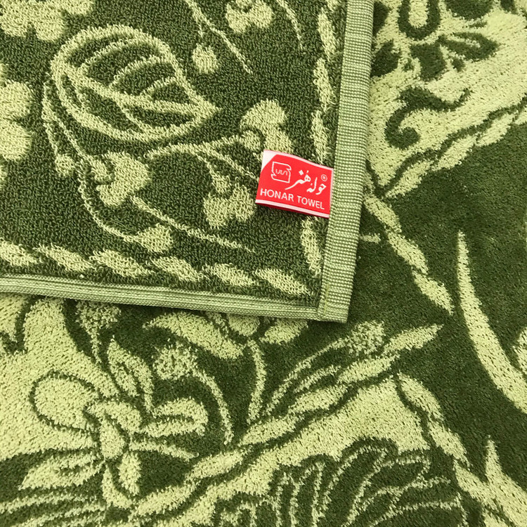 حوله دستی حوله هنر طرح باغچه سایز 40×75 سانتی متر