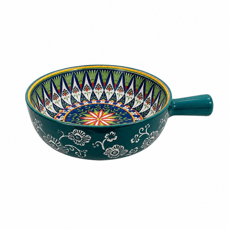 کاسه طرح سنتی ایزنیک مدل ترنج