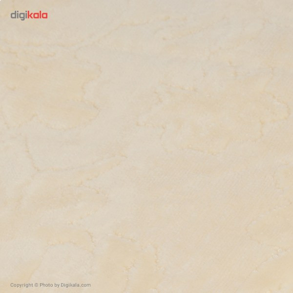 حوله دستی برق لامع طرح نیلوفر مخمل سایز 80 × 40 سانتی متر