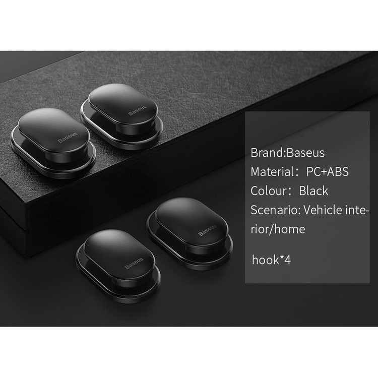 آویز باسئوس مدل ACGGBK-01 بسته 4 عددی