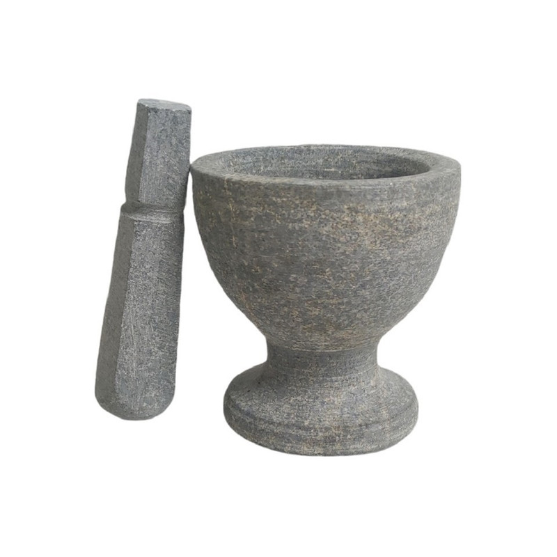 هاون مدل سنگی پایه دار Medium کد 04