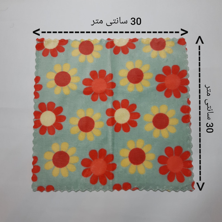 دستمال آشپزخانه مدل پولیشی جپینگ جپینگ بسته 6 عددی