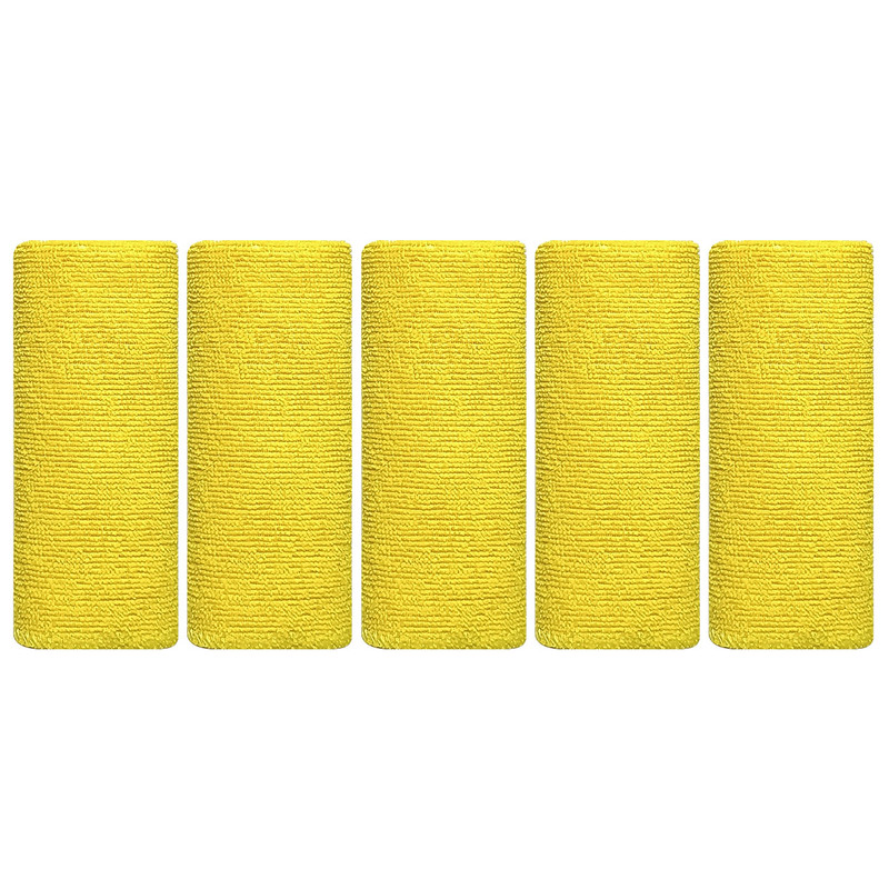 دستمال آشپزخانه بی تی مدل میکروفایبر کد 25x25Ye5 بسته 5 عددی