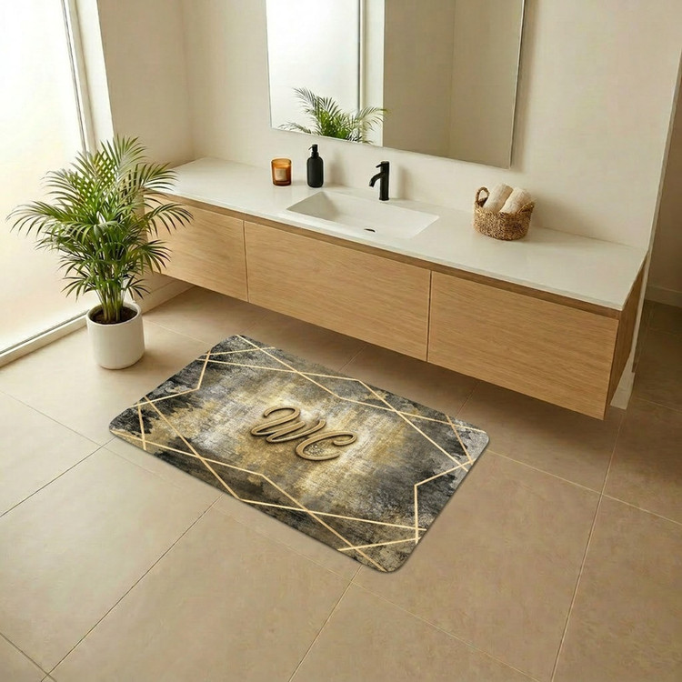 پادری مدل مخمل طرح ترک کد S.1400 سایز 75x46 سانتیمتر مناسب برای فضای داخلی