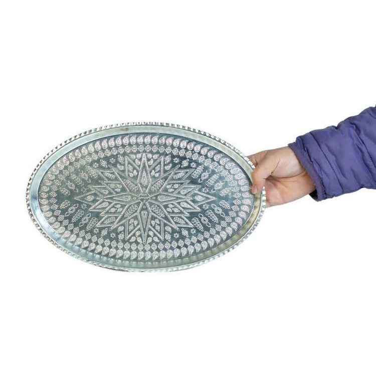 سینی مسی مدل بیضی کد za93113578-2
