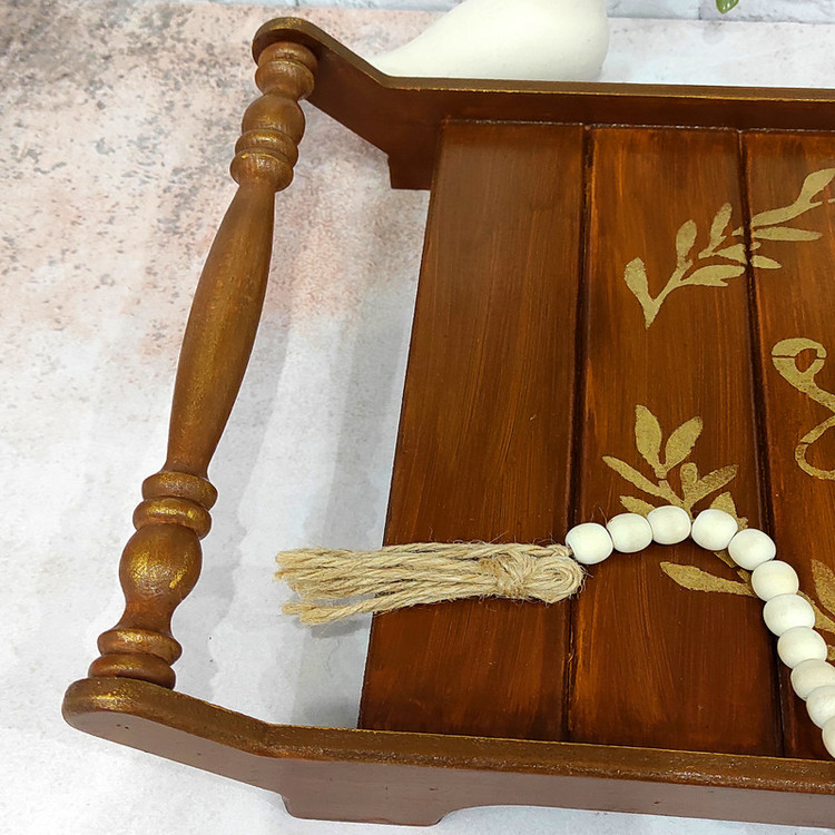 سینی چوبی مدل هوم کد d53