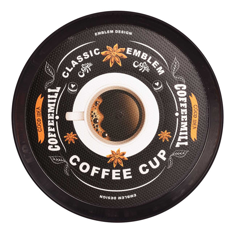 سینی بدون دسته مهروز مدل 6004 طرح Cofee سایز 40*40 سانتیمتر
