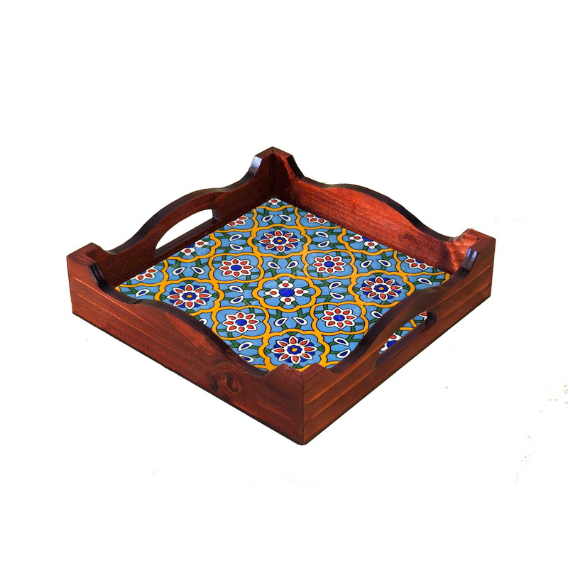 سینی دسته دار مدل B8.1.20 سایز 22 × 22 سانتیمتر