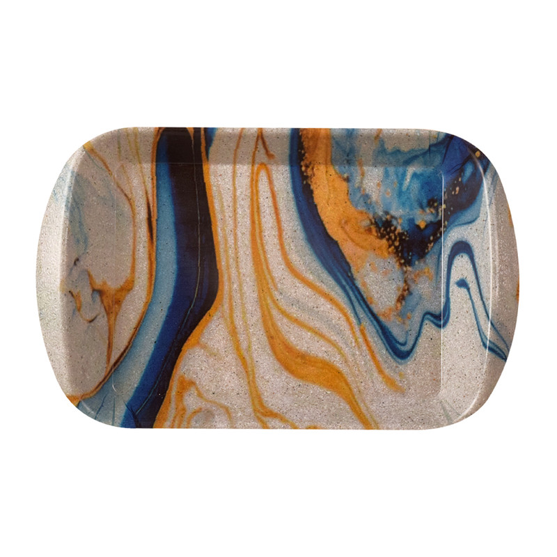 سینی دسته دار مهروز مدل 1001 ابروباد سایز 15×25 سانتی متر