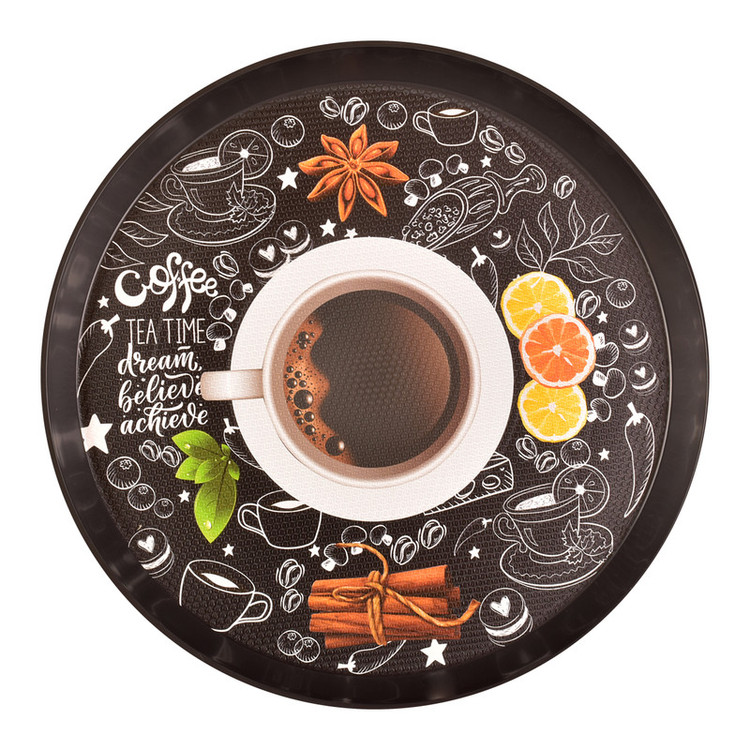 سینی بدون دسته مهروز مدل 6004 coffee سایز 40×40 سانتی متر