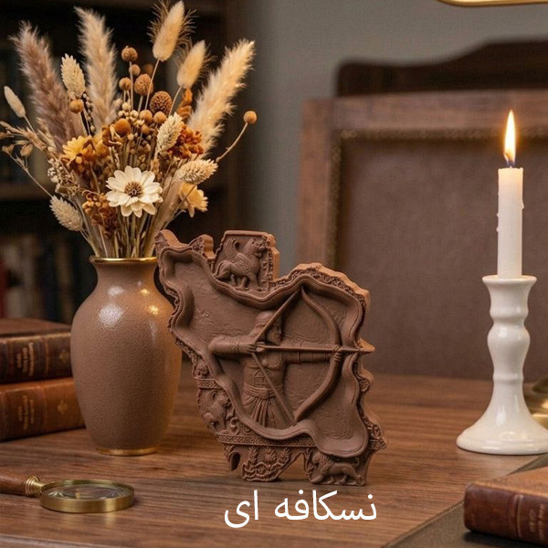 مجسمه سنگی مدل نقشینه ایران طرح آرش کمانگیر