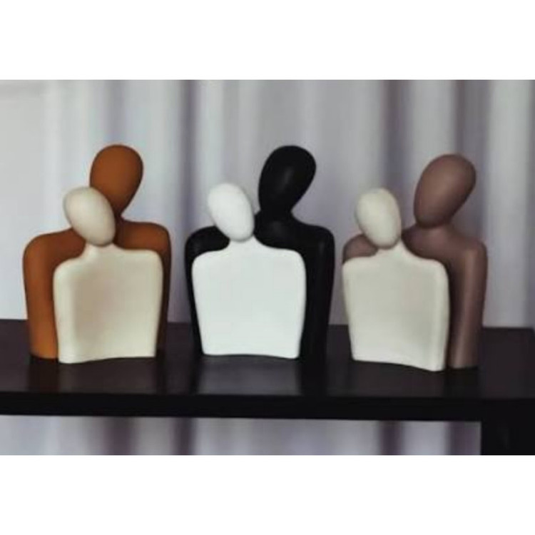 مجسمه سنگی مدل همدم بسته 2 عددی