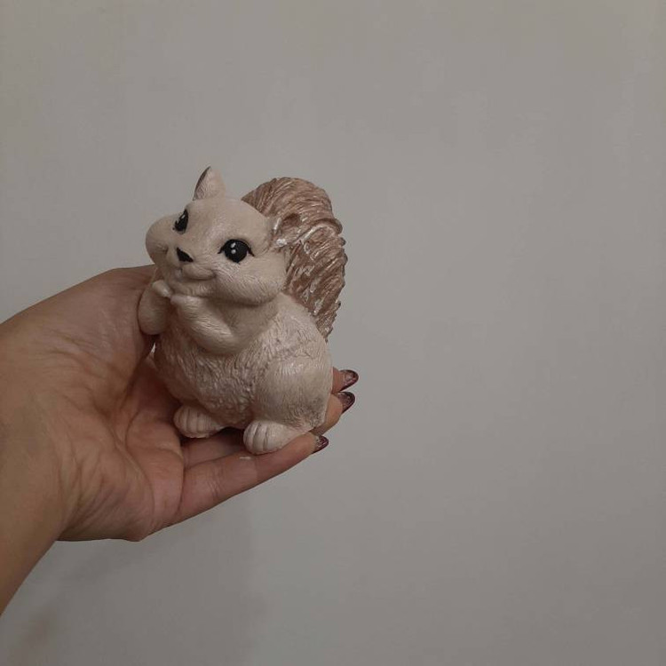 مجسمه مدل بلوط و سنجاب بسته 3 عددی