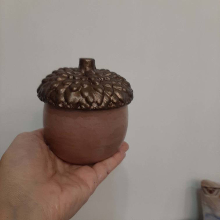 مجسمه مدل بلوط و سنجاب بسته 3 عددی