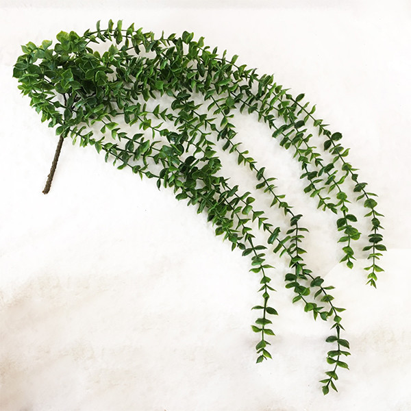 دسته گل مصنوعی آبشار مدل 486 با طراحی طبیعی، جنس پلاستیک مقاوم، ابعاد 80x20x5 سانتیمتر و وزن سبک مناسب تزیین میز، قفسه و محیطهای مختلف