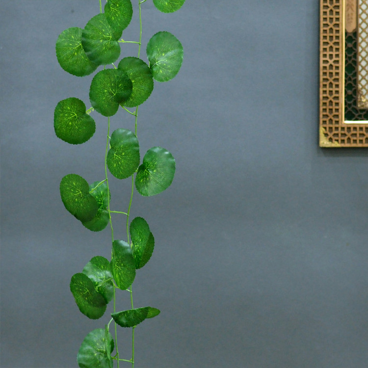 ریسه برگ مصنوعی طرح گرد با 36 برگ، جنس پلاستیک، ابعاد 15×15×230 سانتیمتر، وزن 30 گرم
