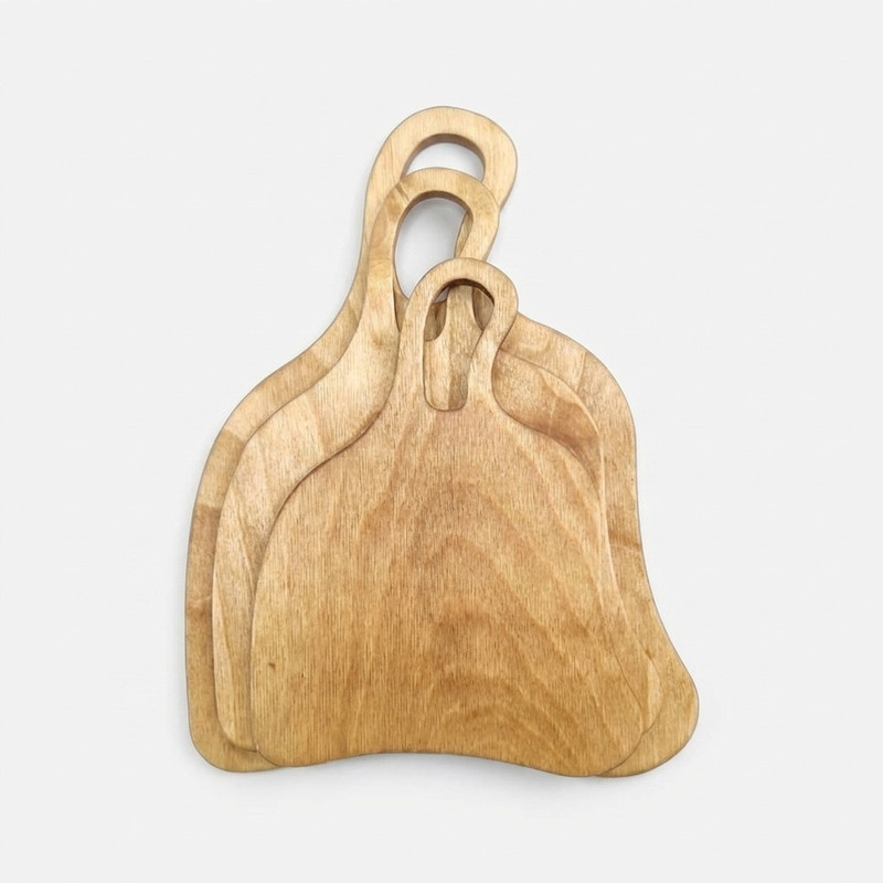تخته گوشت مدل چوبی کد 223 مجموعه 3 عددی