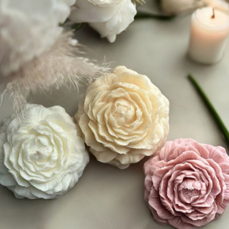 شمع مدل گل آلاله بسته 5 عددی