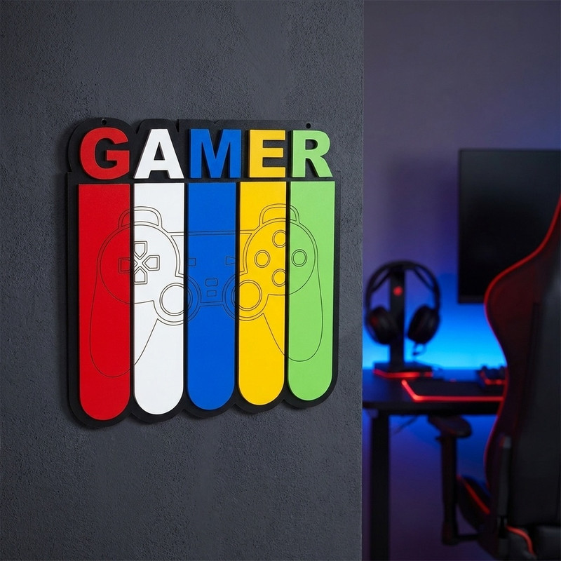 دیوارکوب مدل گیمینگ گیمر GAMER