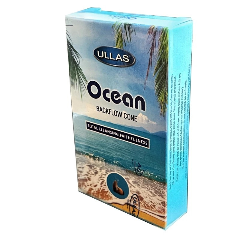 عود آبشاری الاس مدل Ocean رایحه دریایی بسته 10 عددی