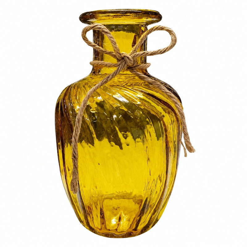 گلدان دکوری مدل شیشه ای طرح شاینا