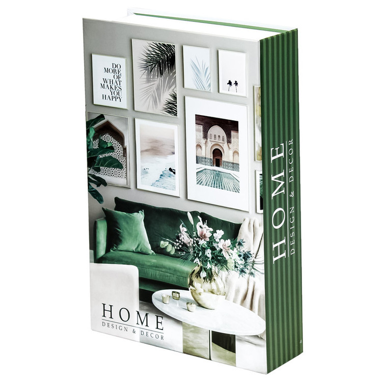 جعبه دکوری مدل کتاب دکوراتیو کد HOME DSGN 201 مجموعه دو عددی