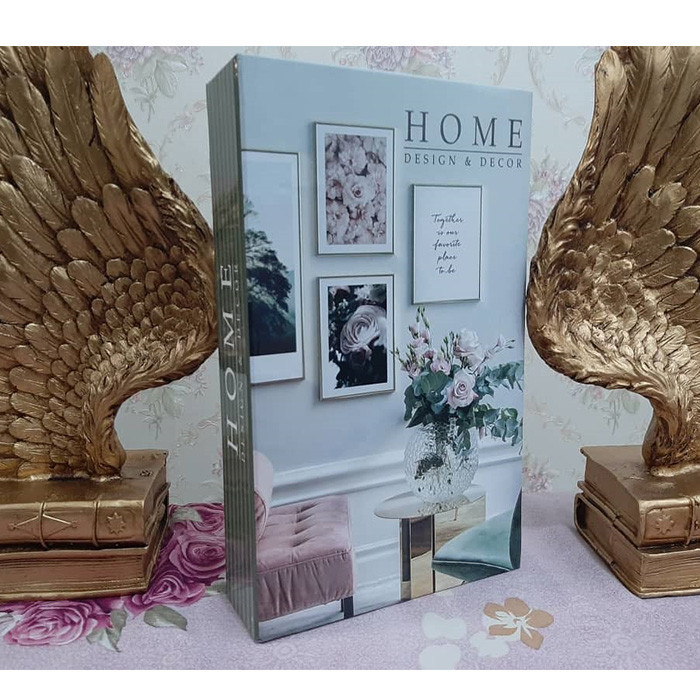 جعبه دکوری مدل کتاب دکوراتیو کد HOME DSGN 201 مجموعه دو عددی