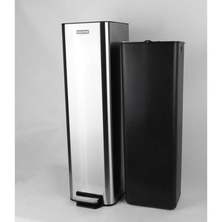 سطل زباله پدالی دلفین کد Ev-7708 گنجایش 20 لیتر