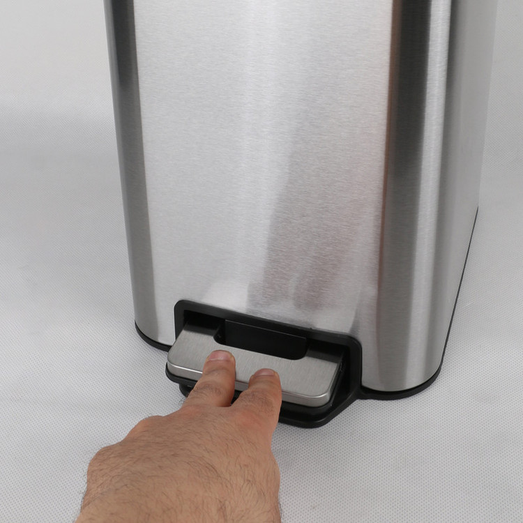 سطل زباله پدالی دلفین کد Ev-7708 گنجایش 20 لیتر