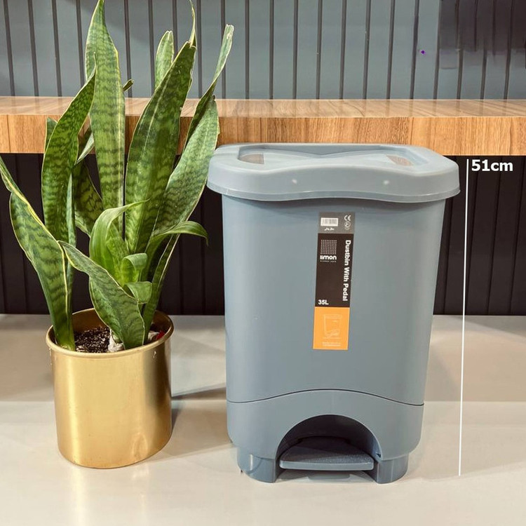 سطل زباله پدالی لیمون مدل HS035 گنجایش 35 لیتر